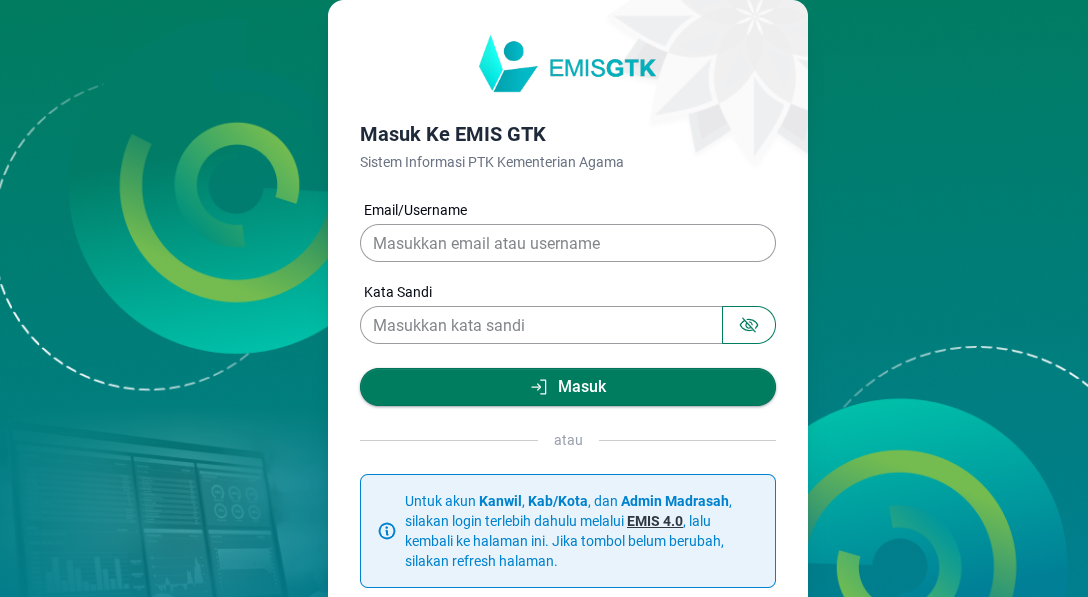 EMIS GTK Madrasah 2026/2027 Resmi Dibuka, Ini Data yang Wajib Segera Diverifikasi Guru